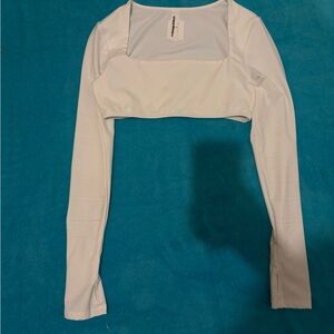 Misguided  White Crop Top